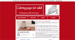 Desktop Screenshot of coloringpagesforadult.com